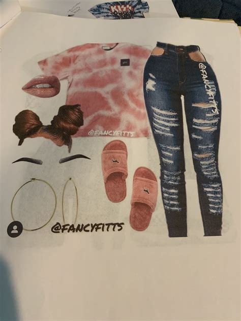 Pink Follow Fancyfitts On Ig High School Hacks Baddie Outfits Casual
