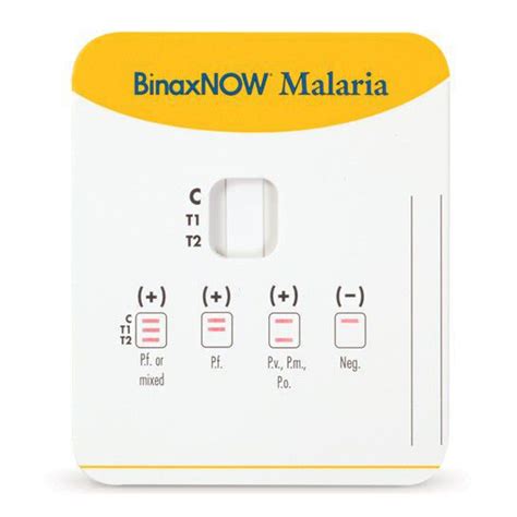 マラリア迅速検査キット Binaxnow™ Abbott 抗原 熱帯熱マラリア原虫 全血