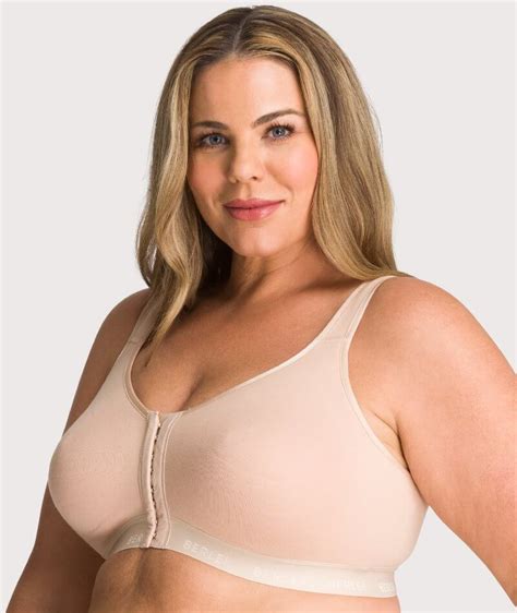 Berlei Post Surgery Front Opening Wire Free Bra Nude Curvy