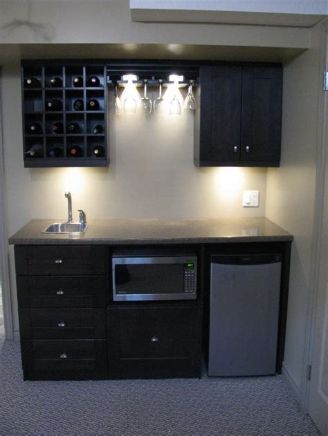 Maybe you would like to learn more about one of these? Interesting microwave location | Basement kitchenette ...