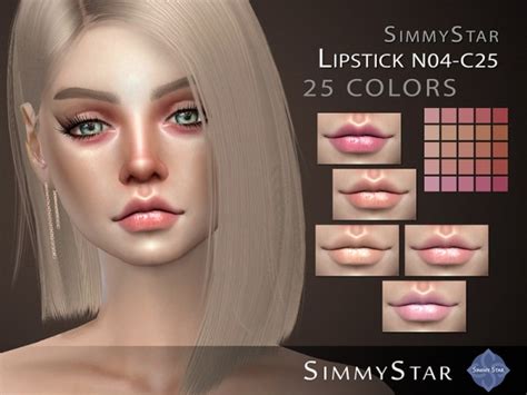 The Sims Resource Lipstick N04 C25 By Simmy Star • Sims 4 Downloads