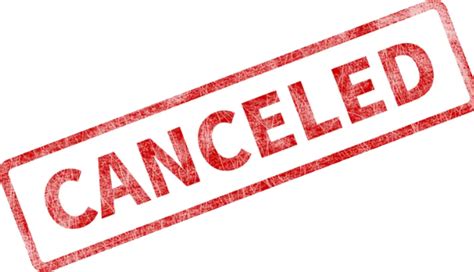 Canceled PNG HD Image PNG All