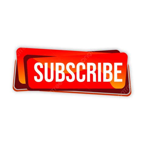 Subscribe Buttons Png Transparent Subscribe Button Png Element