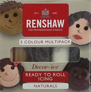 Renshaw Ready To Roll Icing 5 Colours 500g Approved Food