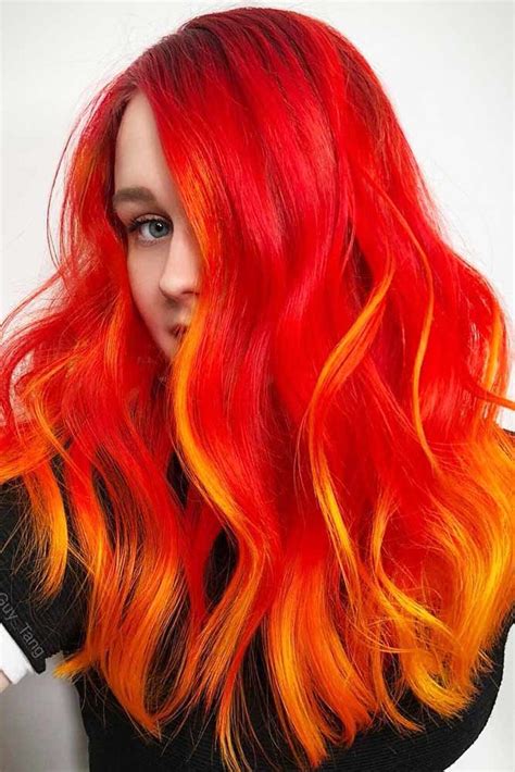 25 Eye Catching Ideas Of Pulling Of Orange Hair Today Hair Color Orange Bright Red Hair Color
