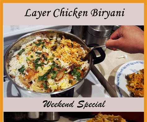 Layer Chicken Biryani Recipe Slow Cooked Rice And Chicken Recipe 4