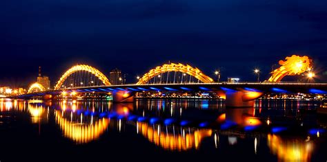Dragon Bridge In Da Nang Beautiful View Of The Longest Bridge In Vietnam