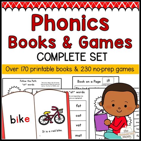 Made by a uk teacher with 20 years of experience in education. Phonics Books & Games - Complete Set - The Measured Mom ...