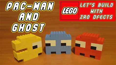 Lego Lets Build Pac Man And Ghost Moc Youtube