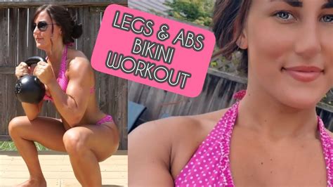 16 minute legs and abs bikini workout youtube