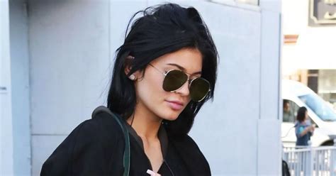 Kylie Jenner Flashes Bum In See Through Bodysuit As She Visits Lamar