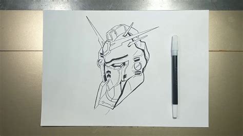 How To Draw Gundam Step By Step Youtube