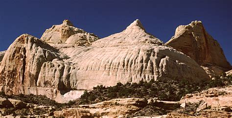 Navajocapital Dome In Capital Reef National Park