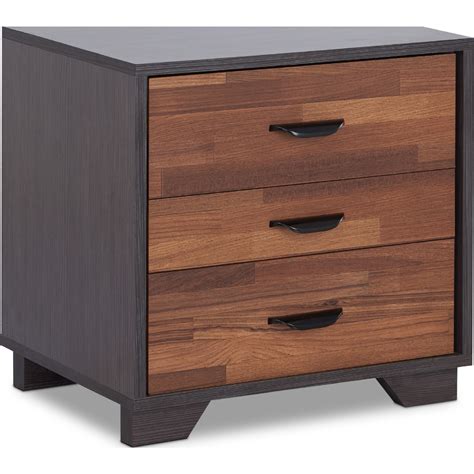 Elegant home decor inspiration and interior design ideas, provided by the experts at elledecor.com. Acme 97340 Eloy Nightstand in Walnut & Espresso