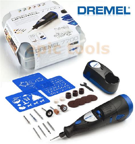 Dremel 7700 Cordless 72v Rotary Multi Tool Engravercarving Set 20