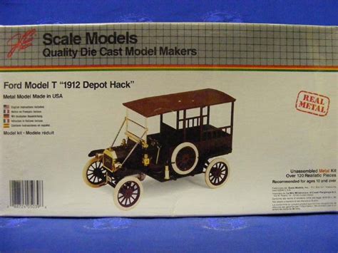 Buffalo Road Imports Ford Model T Depot Hack Car Metal Kit Scale My