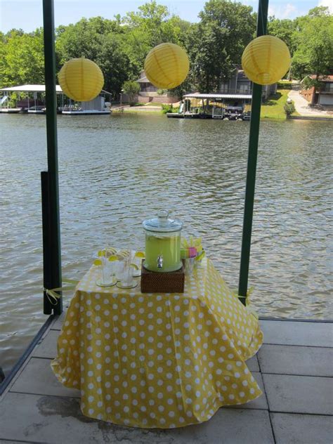 lemonade stand summer party ideas photo 11 of 14 catch my party