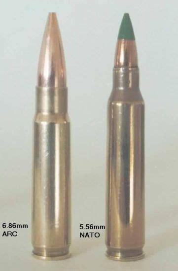 686mm Arc And 556mm Nato Compared