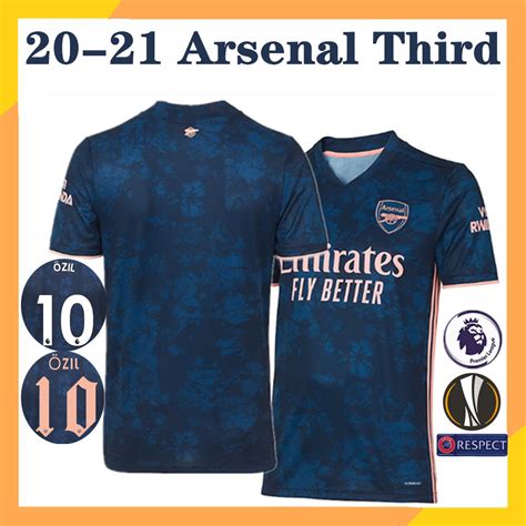 Arsenal เสื้ออาร์เซนอล เสื้อฟุตบอล Third เสื้อบอล 2021 เกรด Aaa ขนาด S