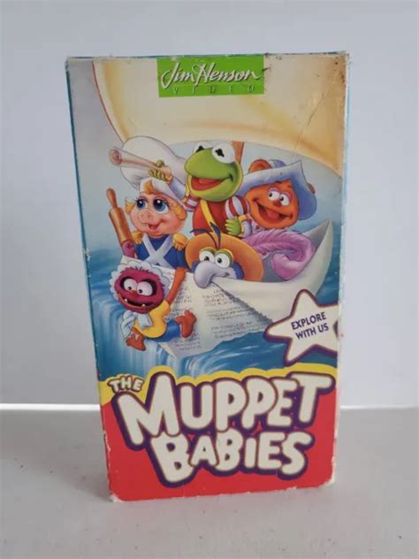 Muppet Babies Explore With Us Vhs 1993 Fozzie Kermit Miss Piggy Jim
