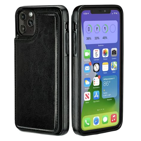 Apple Iphone 12 Iphone 12 Pro Case 61 Leather Magnetic Wallet