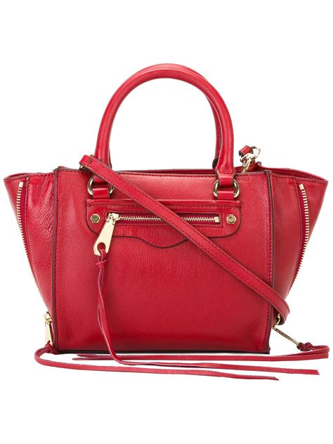 Lyst Rebecca Minkoff Plain Shoulder Bag In Red