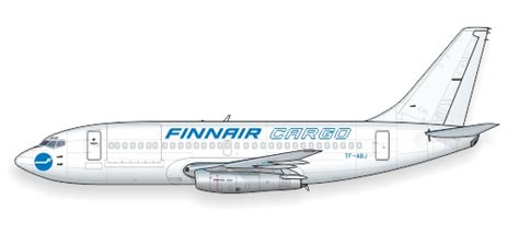 Arc72 064 Boeing 737 200c Finnair Cargo Arcticdecals