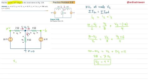 Practice Problem 28 Fundamental Of Electric Circuits Alexander