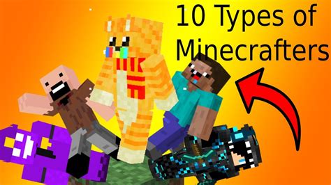 10 Types Of Minecraft Players Youtube