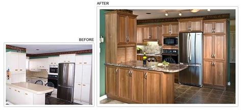 Standard cabinet refacing installation charges apply. Avoid the cost and mess of a full scale kitchen renovation ...