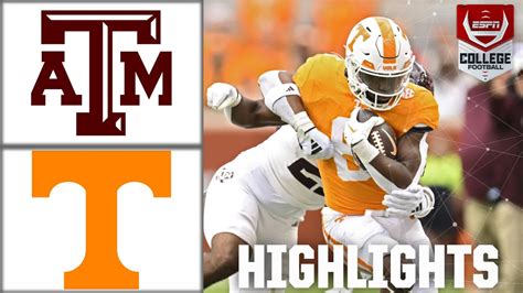 Texas A M Aggies Vs Tennessee Volunteers Full Game Highlights YouTube