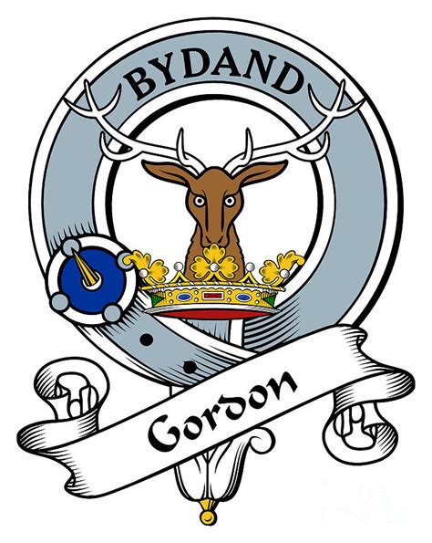 Gordon Clan Badge Drawing By Heraldry