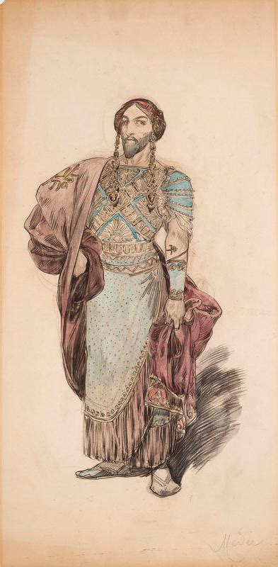 Costume Design For Creon King Of Corinth In M D E Medea Mcnay Art