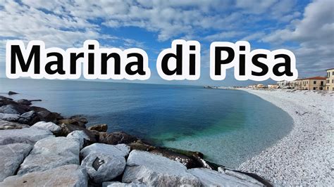 Day Out To Marina Di Pisa 2022 White Cobblestone Beach In Tuscany