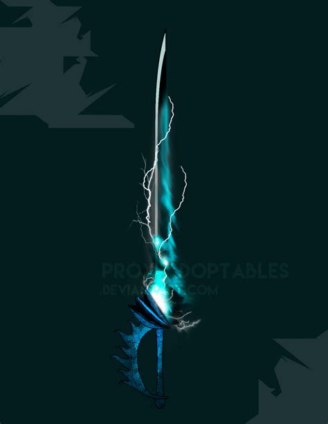 Weapon Adoptables Closed Lightning Blade By Pr0x1ma On Deviantart