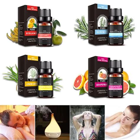 10ml Aromatherapy Diffusers Essential Oils Natural Moisturizing Body
