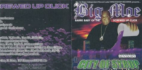 Big Moe City Of Syrup Og Press Nmm Condition H Town Holy Grail Cd Dj