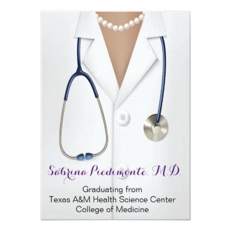 Hi female doctors, check this out!! African Female Doctor Graduation Party Invitation | Zazzle ...