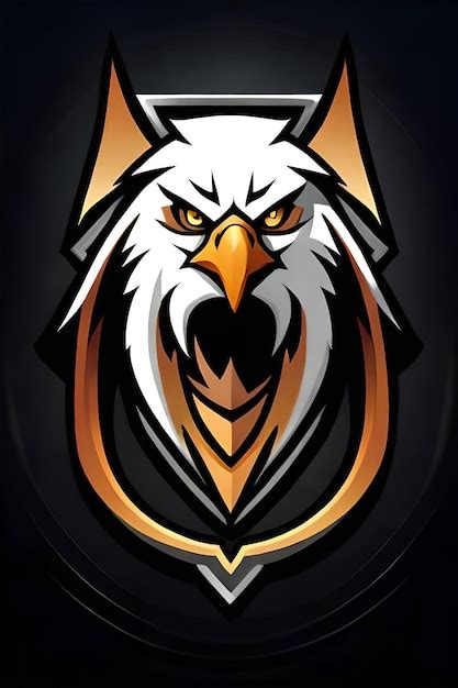 Premium Photo Eagle Mascot Logo Gaming Logo