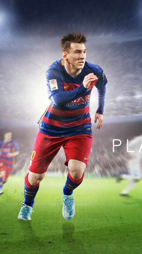 Fifa Game Poster Lionel Messi Play Beautiful рисунок рабочего