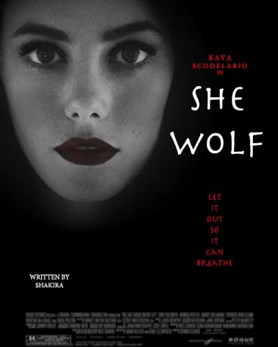 She Wolf Music Inspired Movie Poster Allison X Flickr
