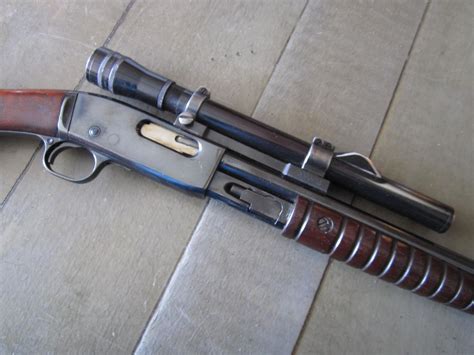 Remington Model 25 Pump Rifle With Stith Scope 25 20 Win For Sale At