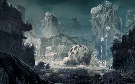 Artwork Apocalyptic Destruction Ruins City Nausicaa Sci Fi City Ruins