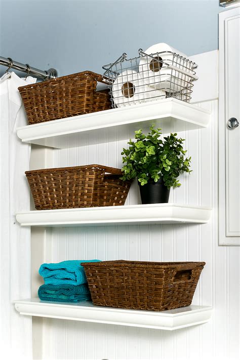 Baskets are affordable and chic storage solutions. Small Bathroom Organization & Makeover - It All Started ...