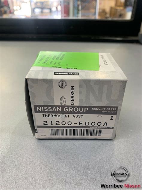 genuine nissan x trail t31 micra k13 thermostat mr20e 21200 ed00a ebay