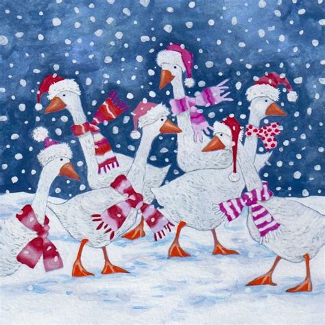 Christmas Goose Western Christmas Christmas Box Christmas Animals