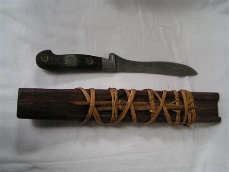 Unusual Prussia Knife In Folk Art Sheath From Thefoundobject On Ruby Lane