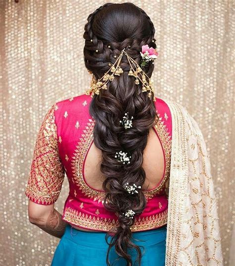 Pin By Jeeva On Jeeva9 Braided Hairdo Indian Wedding Hairstyles Indian Hairstyles