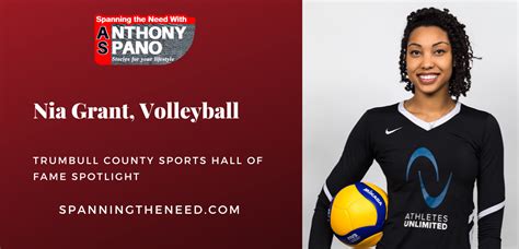 Trumbull County Sports Hof Spotlight Nia Grant Volleyball Spanning