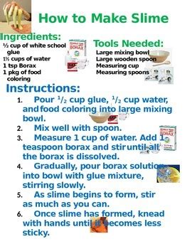 Learn how to make slime with our step by step instructional video. How to Make Slime by Fun Stuff for Teachers | Teachers Pay ...